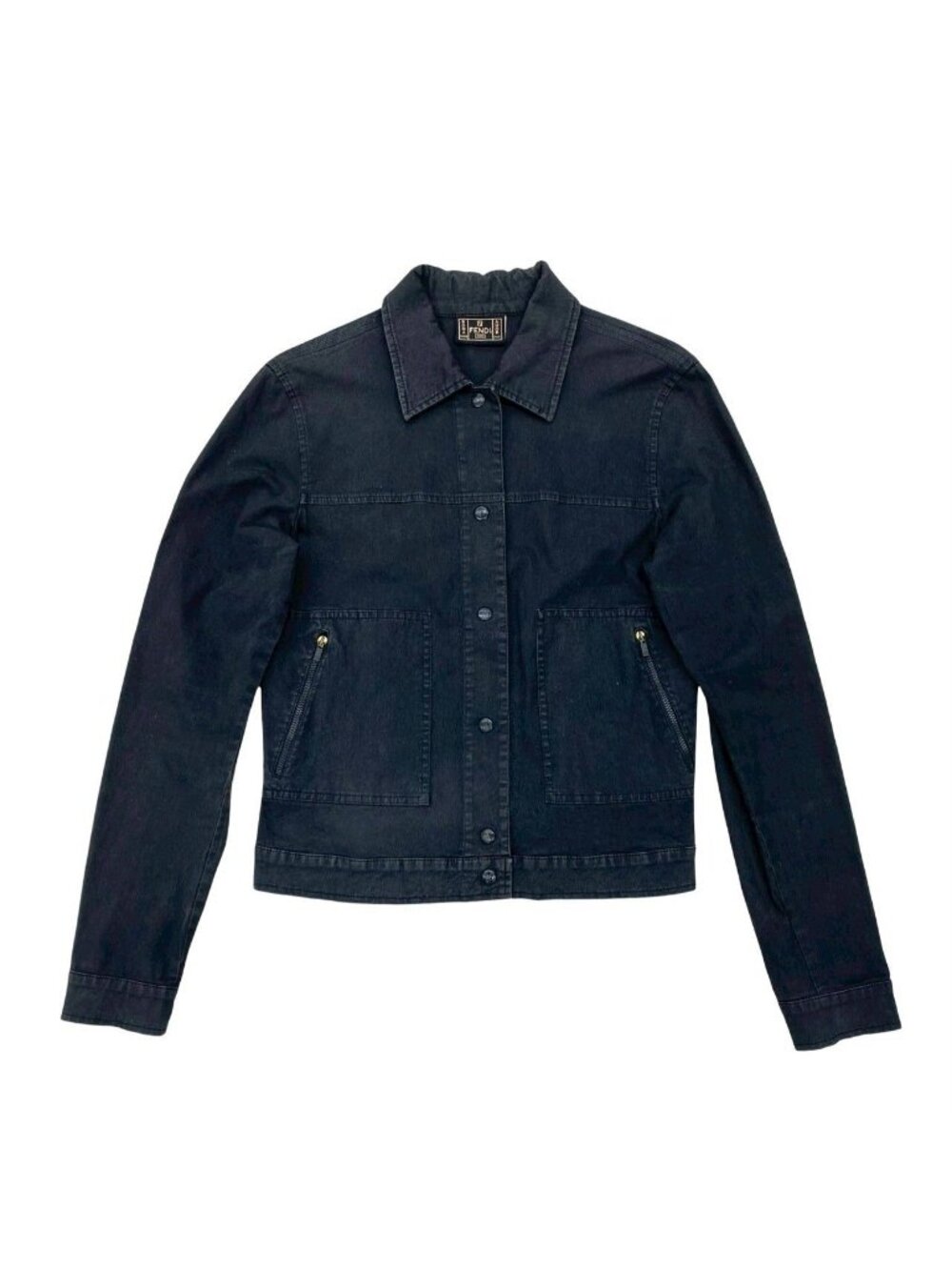 Fendi Cotton Jacket Black